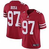 Youth Nike 49ers 97 Nick Bosa Scarlet 2019 NFL Draft First Round Pick Vapor Untouchable Limited Jersey Dzhi,baseball caps,new era cap wholesale,wholesale hats